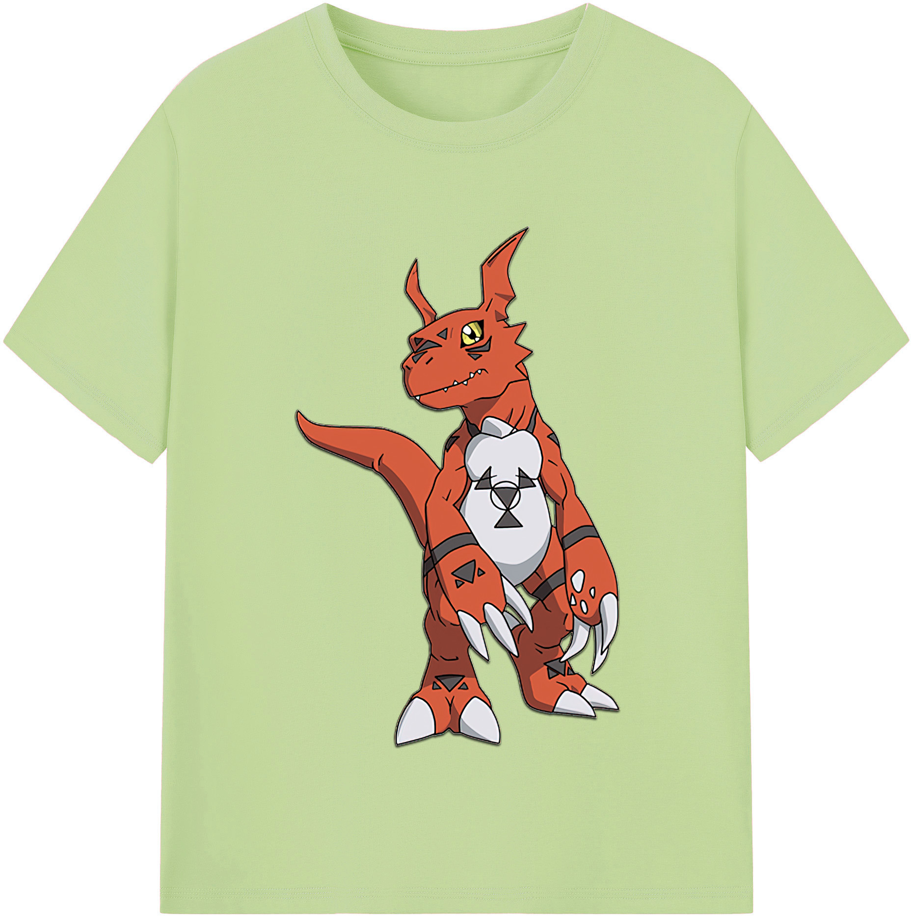 （画像用） Digimon デジタルモンスター/デジモン 綿100％半袖Tシャツ（フロントプリント）
